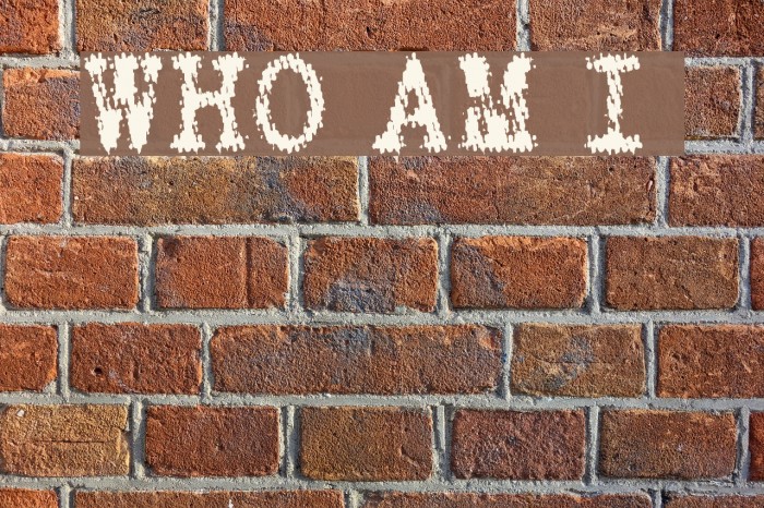 WHO AM I Font examples
