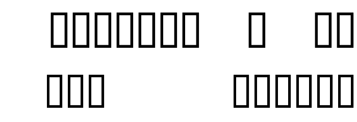 WHO AM I Font LOWERCASE