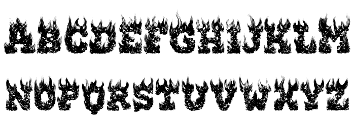 WHO IS HOT Regular Font LOWERCASE