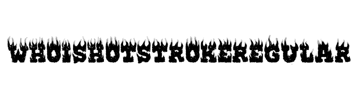 WHO IS HOT STROKE Regular  Descarca Fonturi Gratis