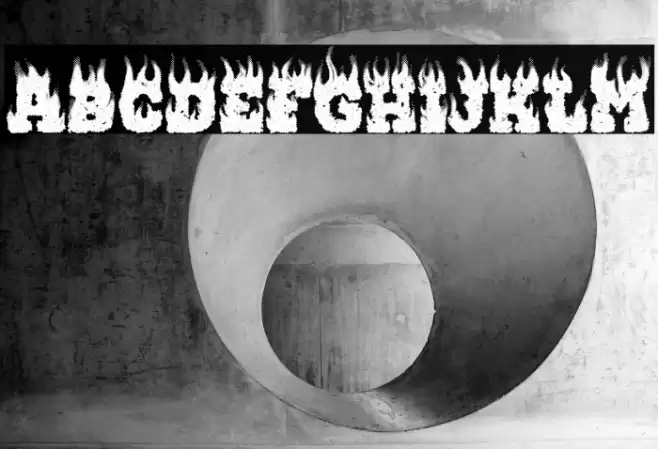 WHO IS HOT STROKE Regular Font examples