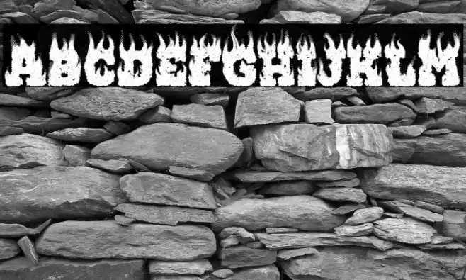 WHO IS HOT STROKE Regular Font examples