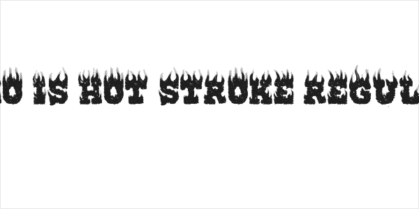 WHO IS HOT STROKE Regular Logo