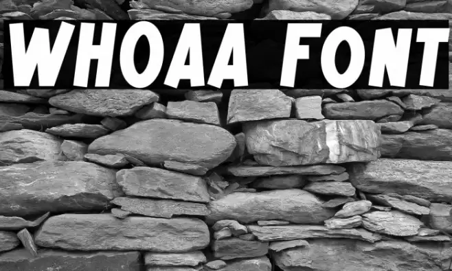 WHOAA Caratteri examples