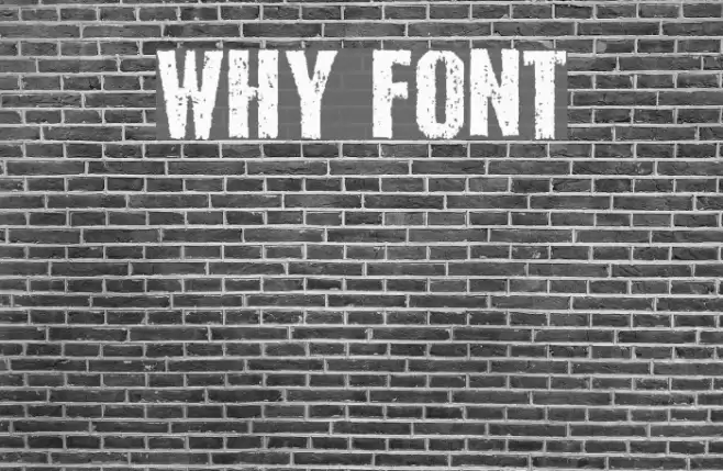 WHY Шрифта examples