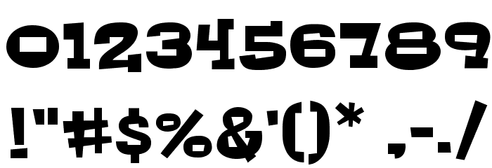 Whachouse Font OTHER CHARS