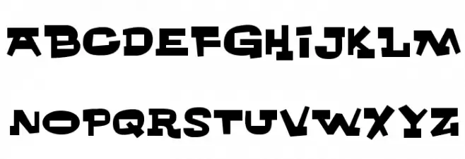 Whachouse Font UPPERCASE