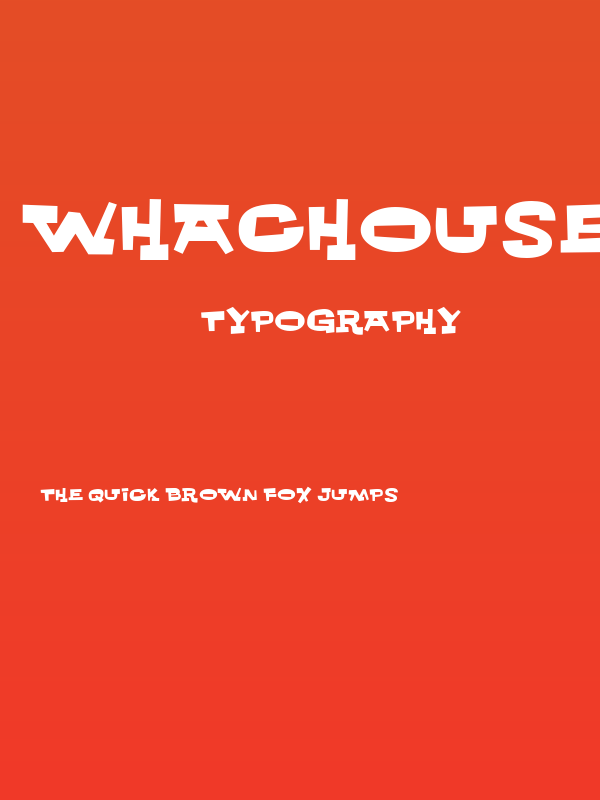 Whachouse Poster