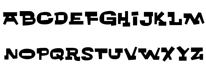 Whachouse Font LOWERCASE