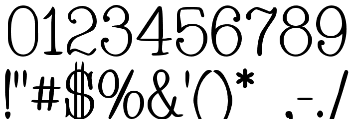 Whackadoo Font OTHER CHARS