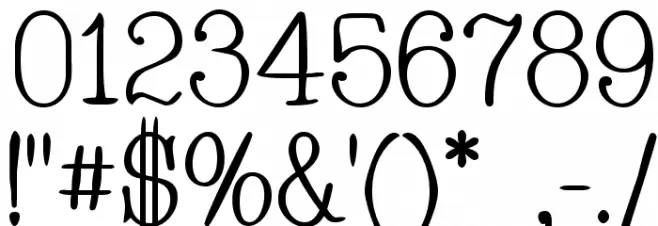 Whackadoo Font OTHER CHARS