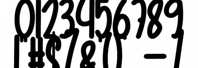 Whales Шрифта ДРУГИЕ символов