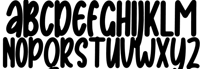 Whales Font LOWERCASE