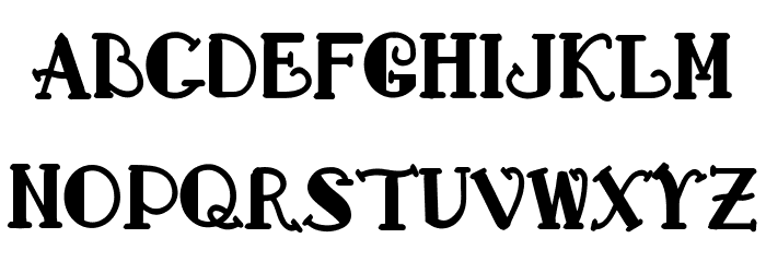 Whallmark Serif Font LOWERCASE