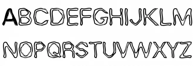 WhallyWhilly Fonte MAIÚSCULAS