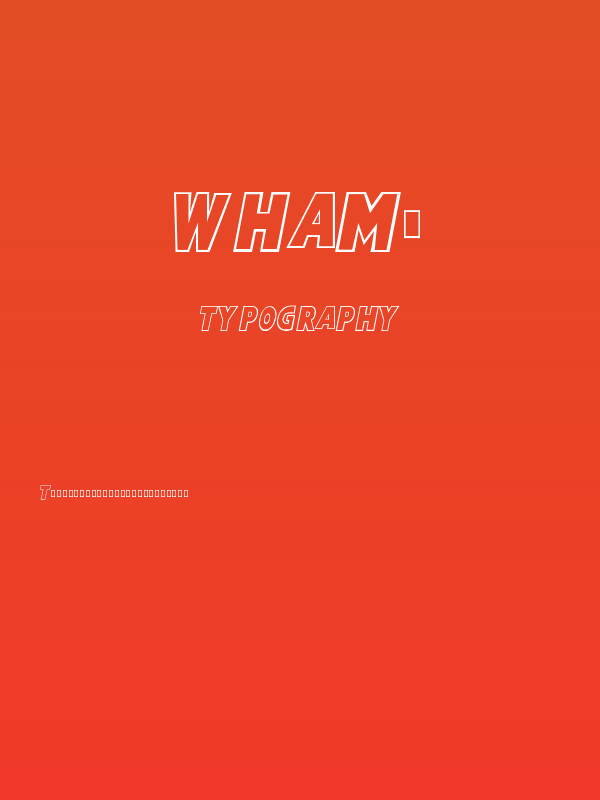 Wham! Poster