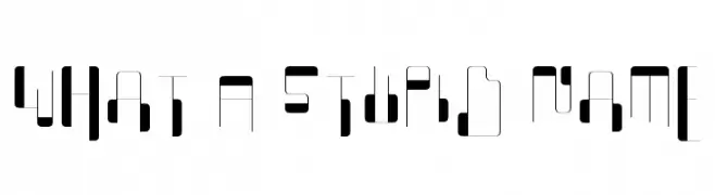 What A Stupid Name  Frei Schriftart Herunterladen
