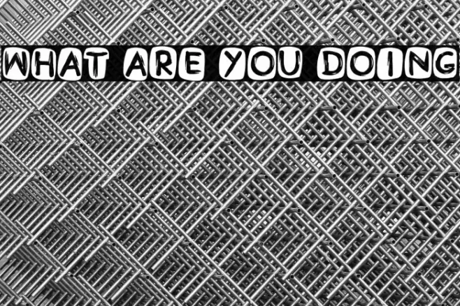 What Are You Doing خط examples