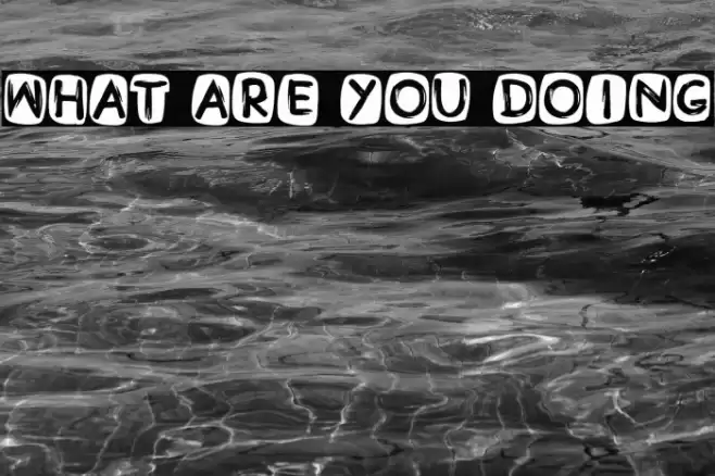 What Are You Doing خط examples