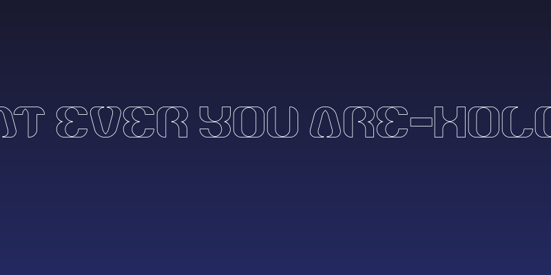What Ever You Are-Hollow Social Header