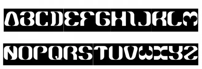 What Ever You Are-Inverse Schriftart Groß