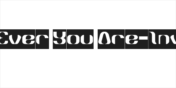 What Ever You Are-Inverse Logo