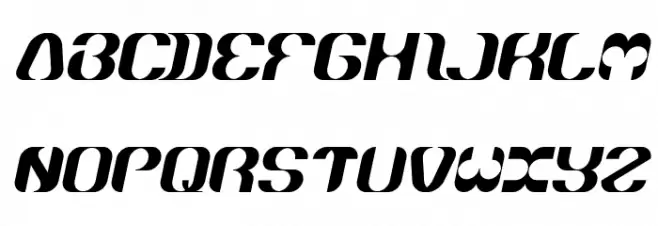 What Ever You Are Italic Schriftart Groß