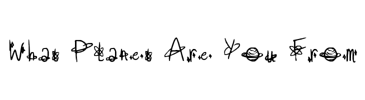What Planet Are You From  Descarca Fonturi Gratis