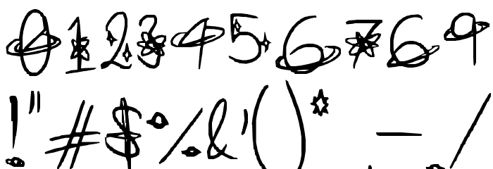 What Planet Are You From Font OTHER CHARS