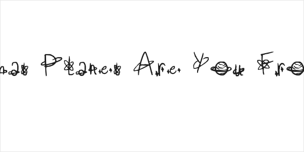 What Planet Are You From Logo