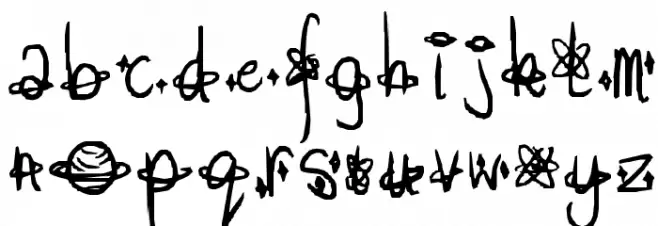 What Planet Are You From 字体 小写