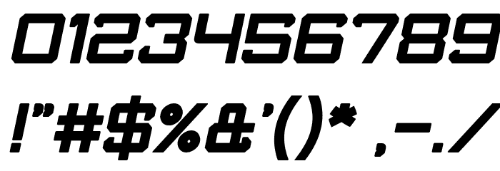 What The FUN Bold Italic Font OTHER CHARS