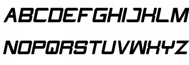 What The FUN Bold Italic Schriftart Groß