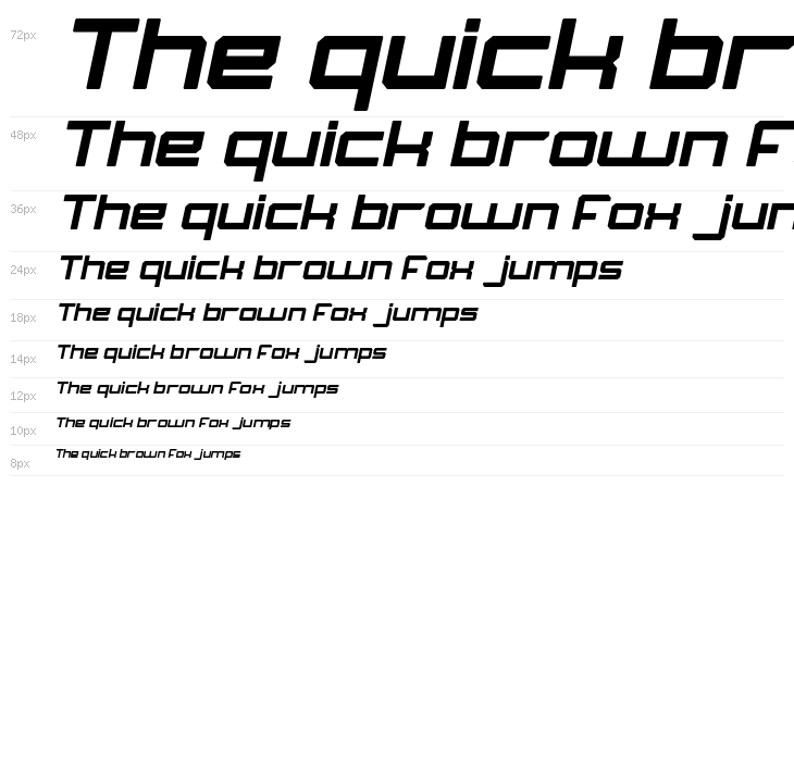 What The FUN Bold Italic Waterfall
