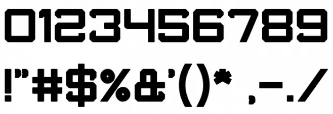 What The FUN Bold Font OTHER CHARS