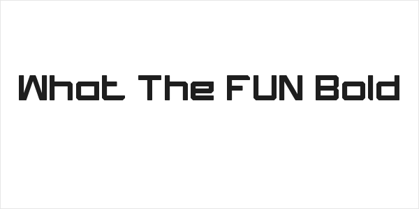 What The FUN Bold Logo