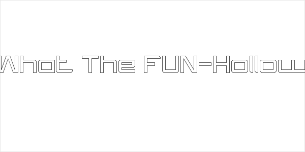 What The FUN-Hollow Logo