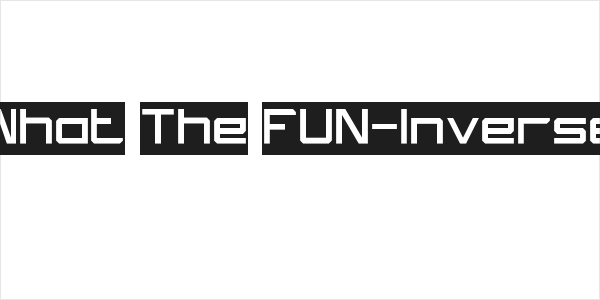 What The FUN-Inverse Logo