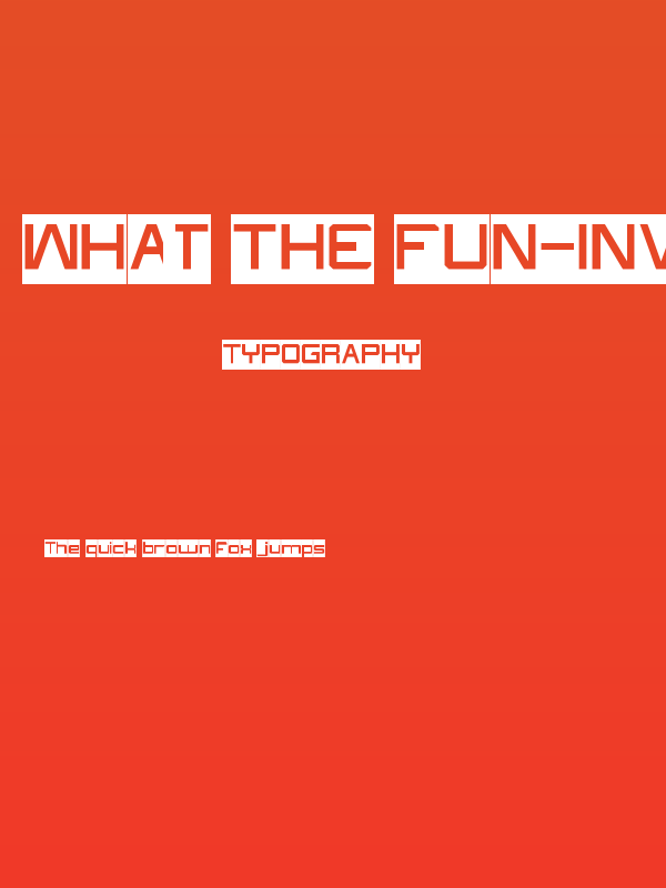 What The FUN-Inverse Poster