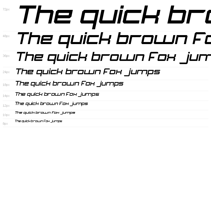 What The FUN Italic Waterfall