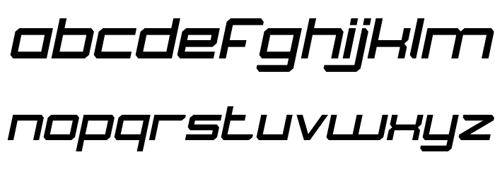 What The FUN Italic Font LOWERCASE