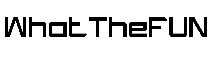What The FUN  les polices de caractères gratuit tlcharger