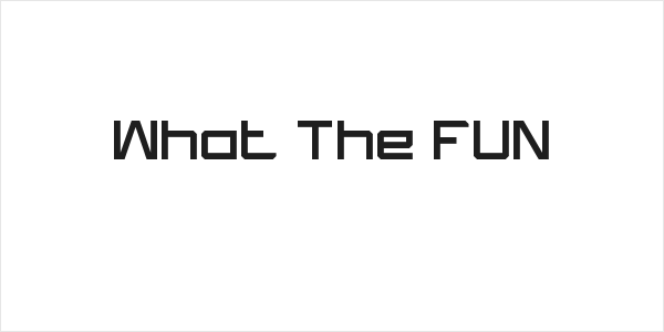 What The FUN Logo