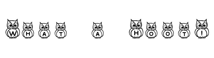 What a Hoot!  免费字体下载