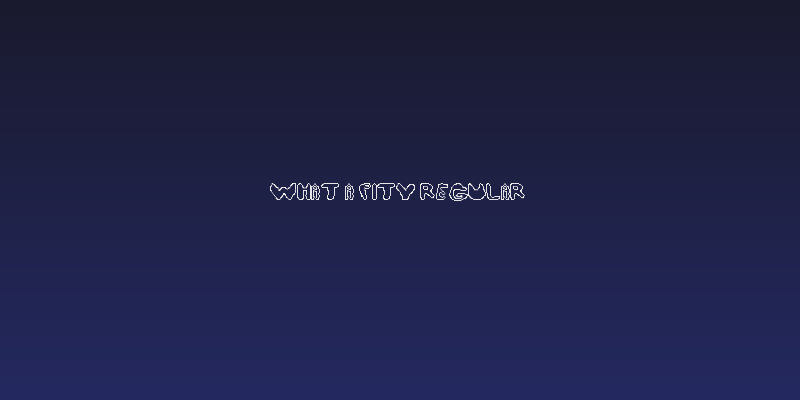 What a pity Regular Social Header