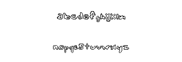 What a pity Regular Font LOWERCASE