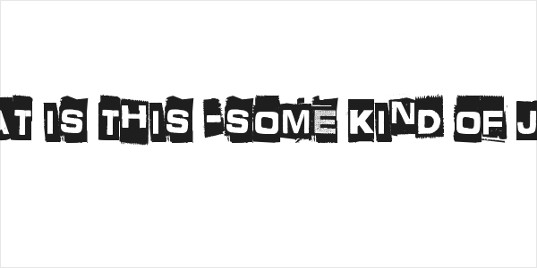 What is this -some kind of joke Logo