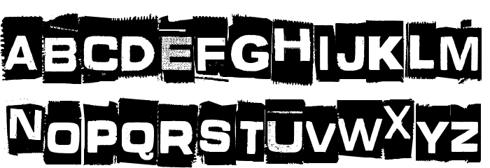 What is this -some kind of joke Font LOWERCASE