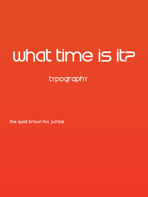 What time is it? Poster