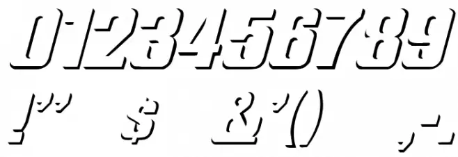 WhatA-Relief Italic Font OTHER CHARS